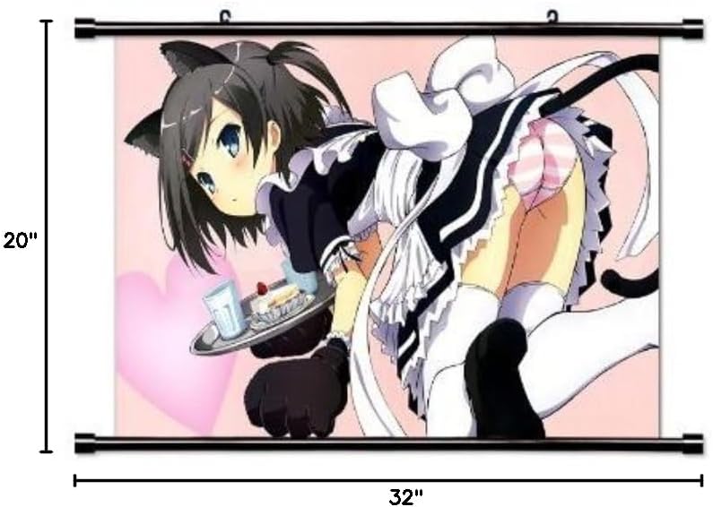 Henneko: The Hentai Prince and Stony Cat Anime Fabric Wall Scroll Poster (32 x 20) Inches. [WP]Henneko-15 (L)