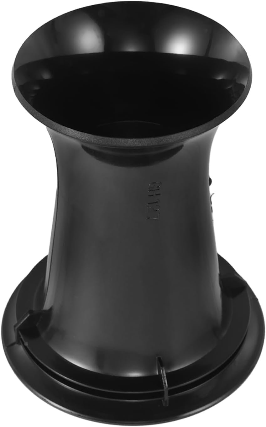 リフレックスポートチューブ スピーカーの通気口 DIYスピーカー修理部品 ABS素材 黒色 高精度音響誘導 低音強化 バスレフポート サブウーファーベースアクセサリー