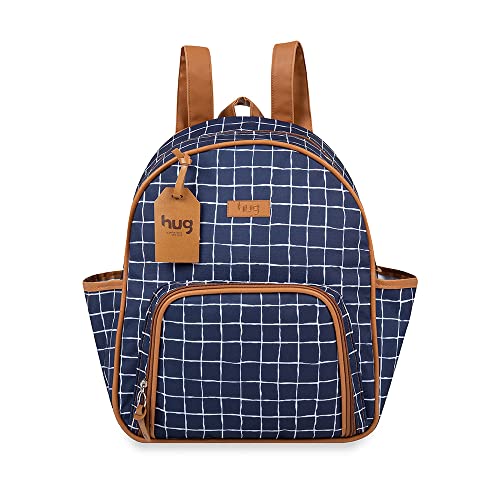 Mochila Maternidade Mosaico Hug Azul Escuro