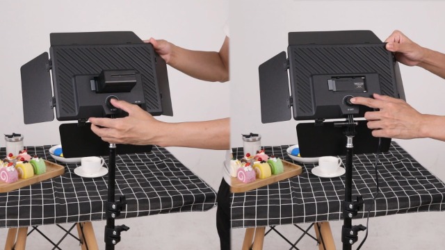 Amazon.com : 2Pack LED Video Light with Barn Door, 12.6in Bi Color