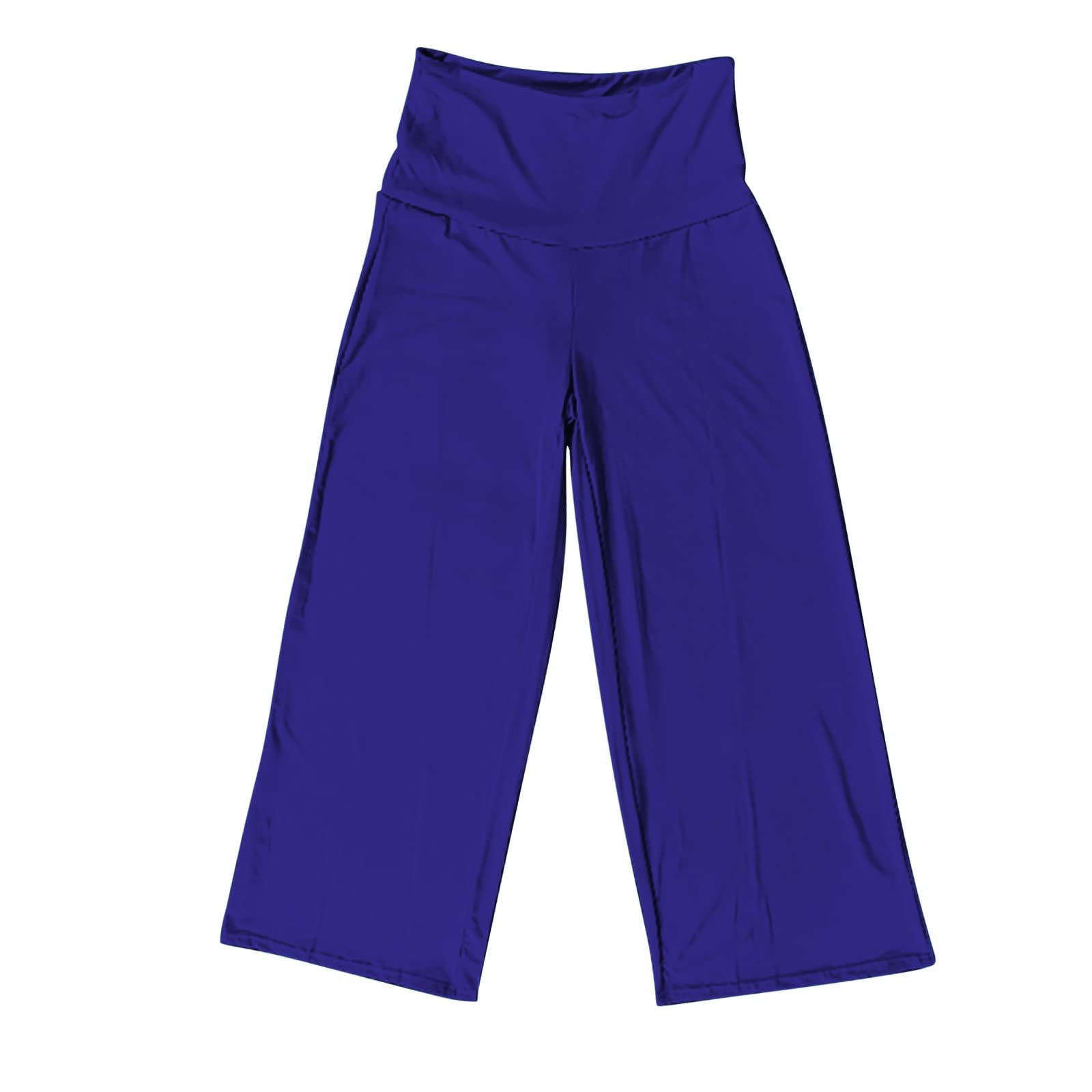 Pantalones de Yoga Plegables para Mujer, Tiro bajo, Pierna Recta, Pantalones Deportivos Y2K, Color sólido, elásticos, Sueltos, Gimnasio y Descanso