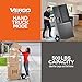 Vergo Industrial Convertible Hand Truck - AS7A2 Heavy Duty Aluminum 3 in 1 Dolly (750 lb Capacity) Lightweight Frame, Ergonomic Handle, Extendable Loop, Versatile Moving Dolly (3 Positions, 53