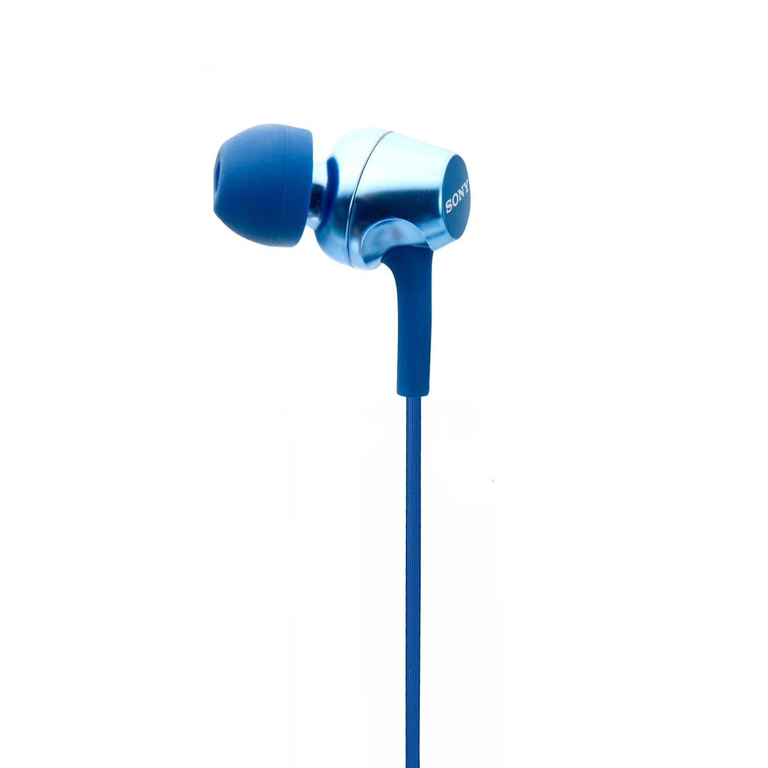 Sony MDR-EX255AP in-Ear Headphones with Mic (Blue)