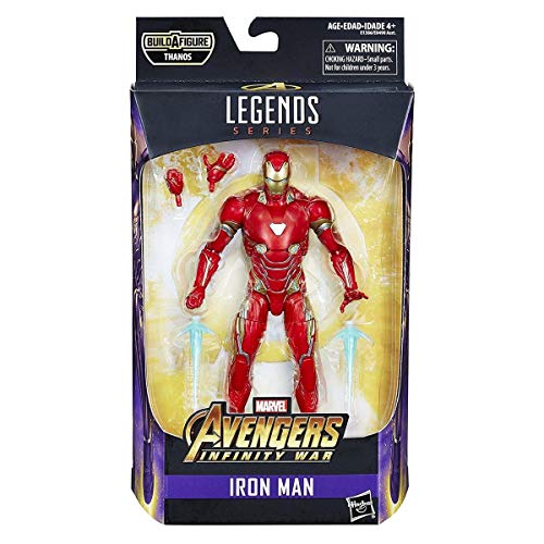 Image of Marvel Legends Series 6-Inch Collectible Infinity War Action Figure Iron Man Toy, Premium Design, Toys For Kids Ages 4 And Up Multicolor
