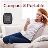 BLACK+DECKER Small Space Heater, 1500W Ceramic Heater for Indoor Use