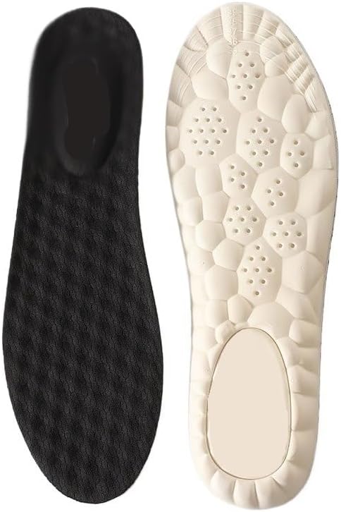 Natural Latex Sports Insoles for Men Shock-Absorbing Breathable Sweat-Absorbent Stepping Shit