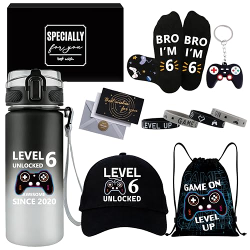 6 Year Old Boy Gifts Birthday Gifts for 6 Year Old Boys LEVEL 6 UNLOCKED
