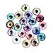 Produktbild Jiamins 20 Stücke Glaspuppen Auge, DIY Handwerk Tier Augen Schmuck Zubehör 10/16 / 20mm (16mm)