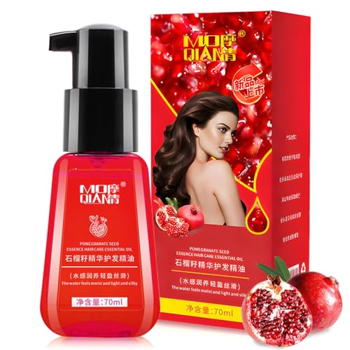 Aceite de Granada Aceite Pelo, Aceite de Semilla de Granada, Aceite Pelo Seco Y Dañado, Contiene Aceite de Jojoba, Aceite de Argán, Aceite de Macadamia, Aceite de Semilla de Camelia
