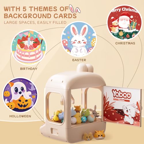 64 PCS Large Claw Machine for Kids Bunny, Vending Machine Toys for Girls 5 6 7 8 Year Old, Candy and Prize Electronic Dispenser Game Ages 5-7 6-8, Birthday Gift for 3 4 5 6 Year Old by Vanvimen - Image 5