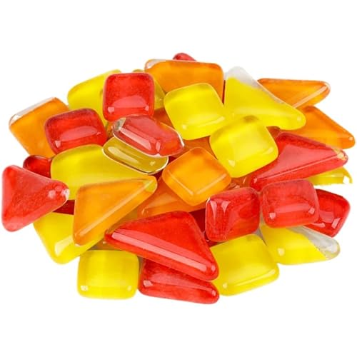 0,9 kg gemischte Farben, Kristall-Mosaikfliesen, kleine Mini-Mosaikfliesen, DIY-Hobby, Kinder, handgefertigt, Kristallhandwerk für Handwerk, Badezimmer, Küche, Heimdekoration (3) Cover