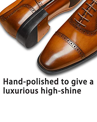 Image of Men's Dress Shoes Oxford Formal Modern Leather Shoes for Men
