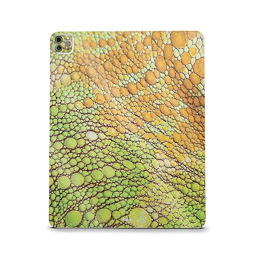 Image of MightySkins Carbon Fiber Skin Compatible with Apple iPad Pro 12.9 inch M2 6th Gen (2022) Full Wrap Kit - Iguana Skin | Protective, Durable Textured Carbon Fiber Finish | Easy to Apply | Made in The USA