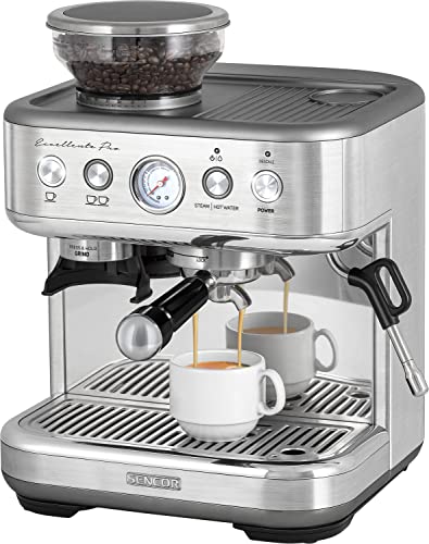 Cafetera automatica con molinillo Sencor SES 6010SS de acero inoxidable y gran capacidad 3