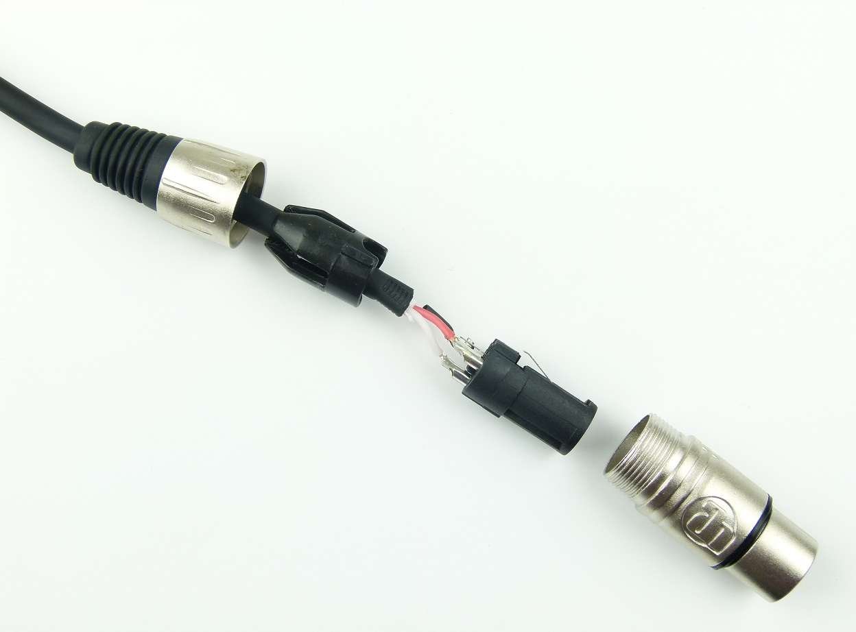 Adam Hall Cables 4 Stück K3MMF2000 Mikrofonkabel XLR female auf XLR male DMX Audio Kabel 3 pol polig (20 m, Schwarz, 4)