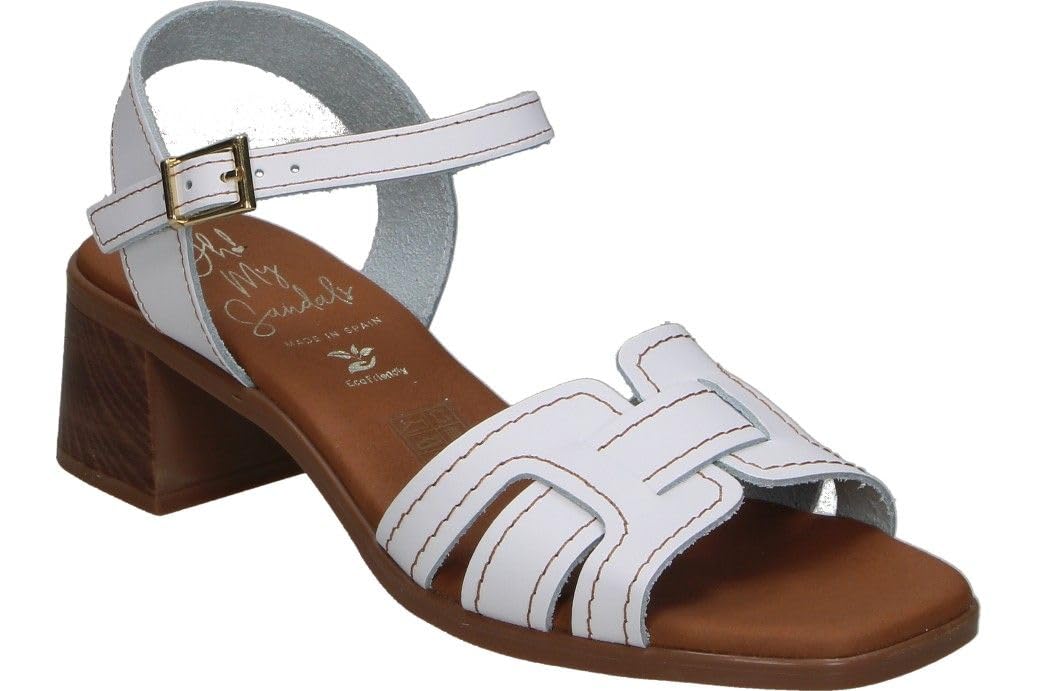 Oh! My Sandals LRK | Sandalias con Tacón LRK para Mujer – Sandalia de Verano con Hebilla – Tacón Medio y Cómodo – Versátiles y Combinables – Moda – Modelo 5903