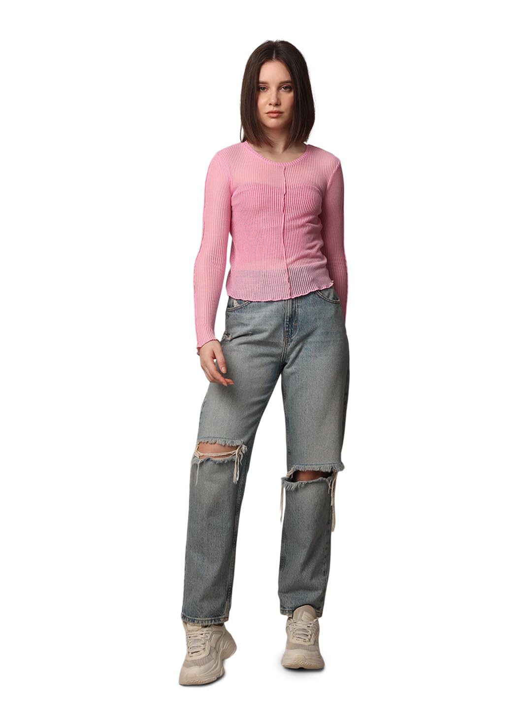 Women's Cotton Solid Regular Fit T-Shirt