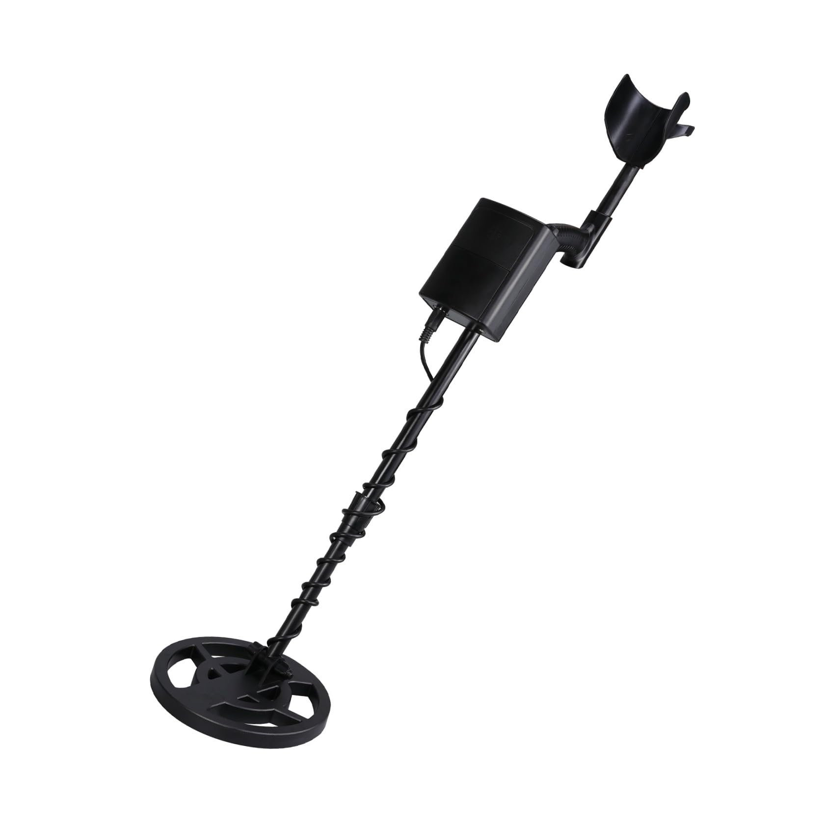 DECHOUS Detector de Metales Portátil para Adultos Alarma Sonora y Vibración, Pantalla LED y Profundidad Ajustable para Búsqueda en Exteriores