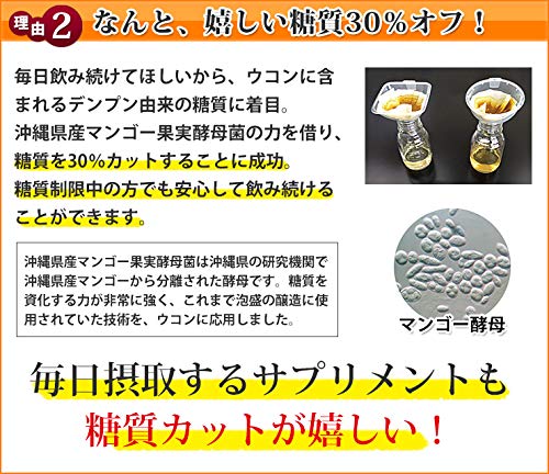 Amazon | 琥金醗酵ウコン粒 30包入 約1ヶ月分×3箱 沖縄ウコン堂 琉球
