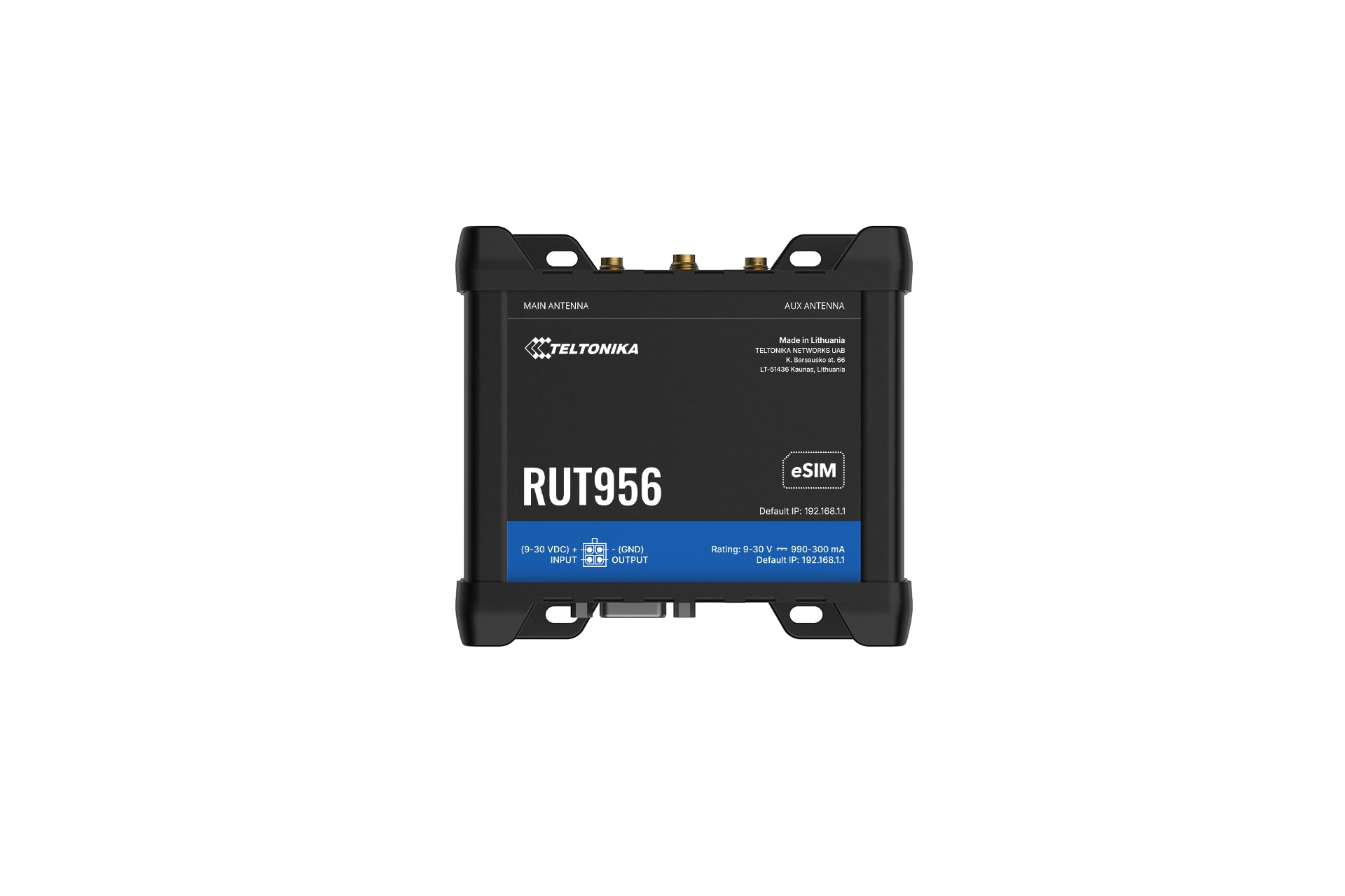 Router Industriale 4G LTE con WiFi e Porte Ethernet | Gateway di Rete con Failover Automatico, Doppia SIM, Interfacce RS-232/RS-485, Montaggio su Guida DIN