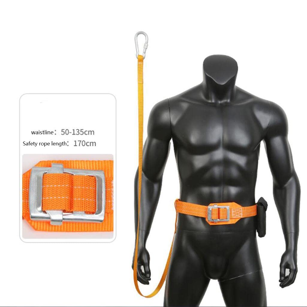 SM SunniMix Ceinture de Travail de sécurité - Ceinture corporelle d'escalade Alpinisme de Roche - Harnais antichute Équipement de sécurité - Style 2