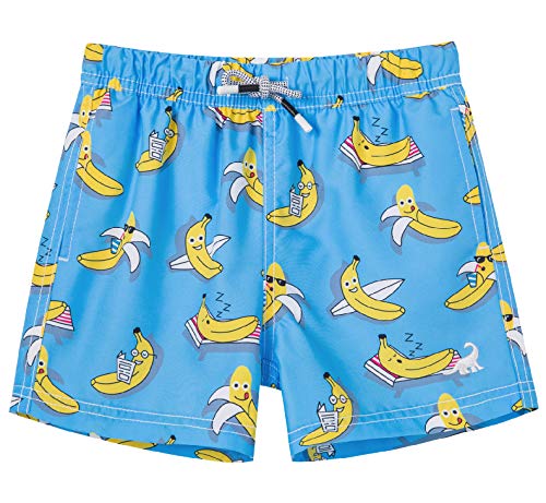 Image of SURF CUZ Surfcuz Little Boys Swim Trunks UPF 50+ Toddler Beach Shorts Swimsuit Kids Quick Dry Swimwear