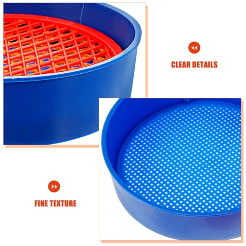 Mipcase set colador de suelo plástico para jardín miniatura 5
