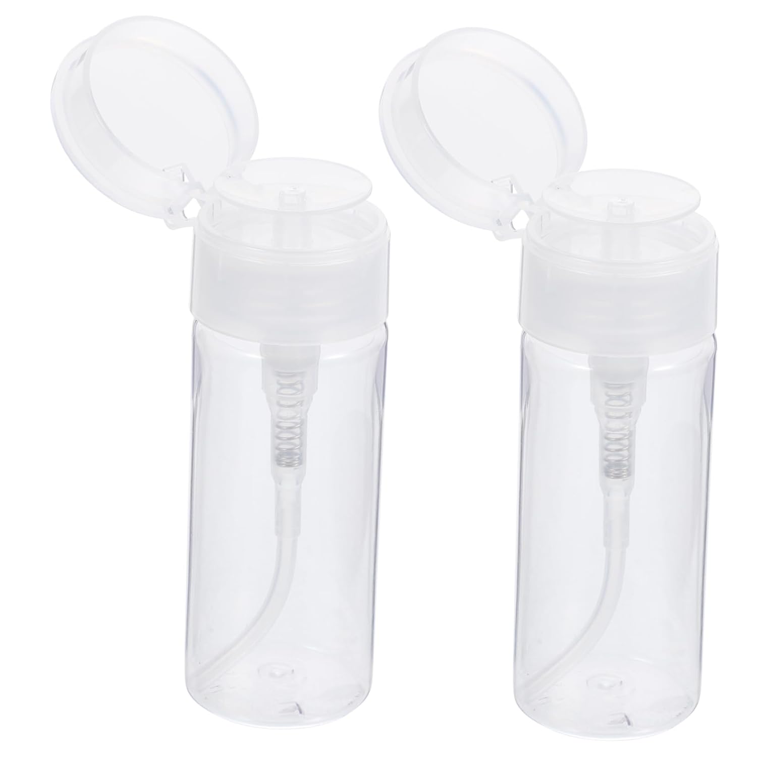 2 Pcs 100ml Refillable Travel Bottles for Cleansing Water and Hand
