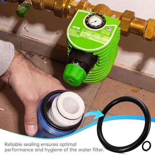 Dichtungen für Grünbeck Wasserfilter - Dichtungssatz für Grünbeck Geno Feinfilter FS 1\/FSD 1\, Wasserfilter Einsätze O-Ring für Filter Wartung Zubehör, Hauswasserfilter Ersatz Set, Nr.:100001 (4 Stk)