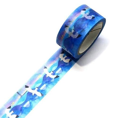Miniatura 3 de Cinta Washi de pájaro de gaviota de 0.787 in Kamiiso Saien para álbumes de recortes, diario, álbum de fotos DIY