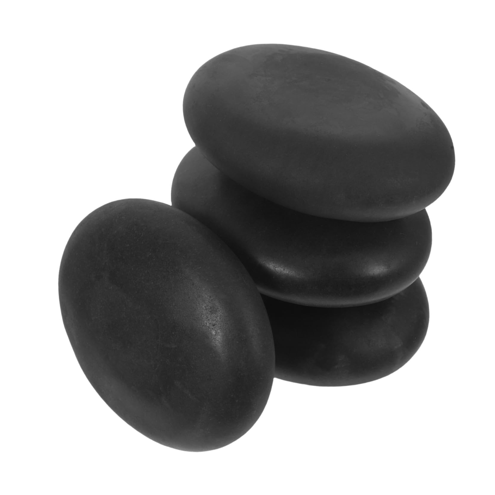 Yardenfun 4 Piezas Piedra de Masaje Caliente Juego de Piedras Calientes para Spa Uso Doméstico Relajación Muscular
