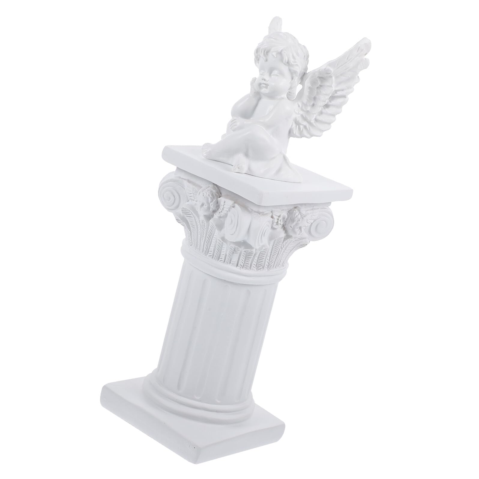 Statue Colonne Romaine en Résine pour Déco de Jardin et Salon