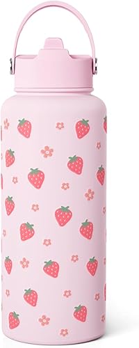 Miniatura 30 de Botella de agua cristiana de 32 onzas de acero inoxidable con aislamiento y tapa, regalos de inspiración para mujeres, regalos religiosos para mamá