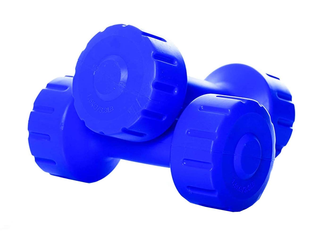 BodyFit Fixed 2 Kg Pair of PVC Dumbbells Weights Fitness Home Gym Exercise Barbell for Women & Men (Blue) - Pack of 2 (B08P4PT63W) Amazon Price History, Amazon Price Tracker