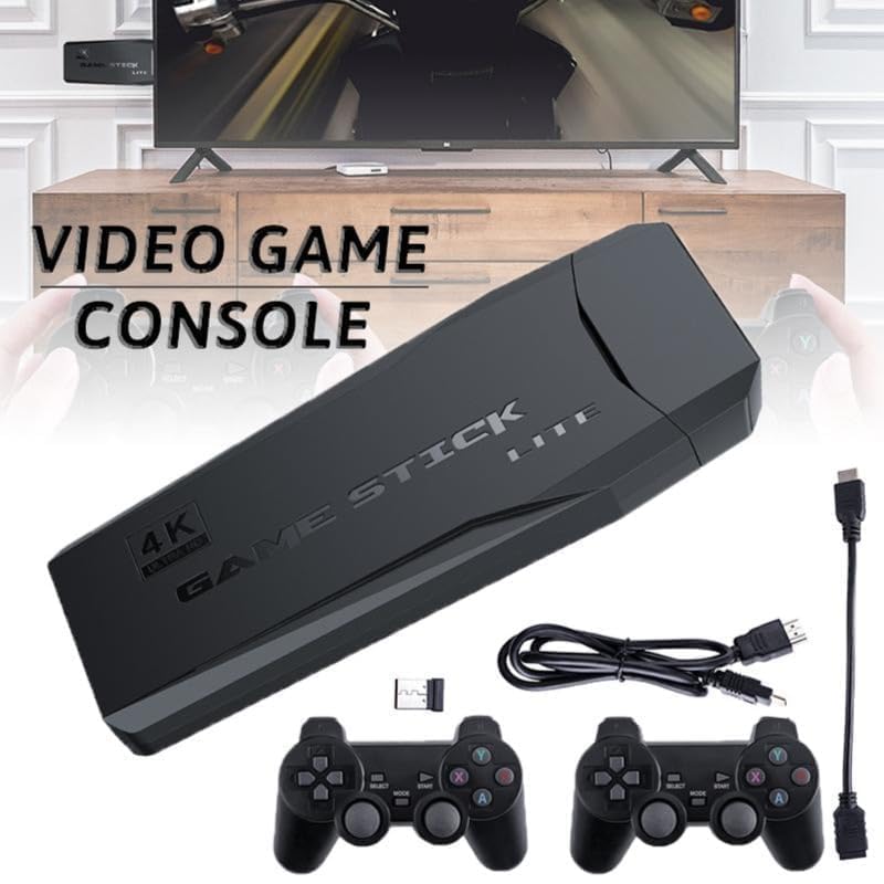 ANTALYA® 2026 4K Gaming Console for TV | 20000+ Built-in Games | Wireless Dual Gamepads | Plug & Play Games| Family Fun Entertainment 8 51QQKCEqb1L