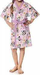 Roupão Aveludado Infantil Quimono Estampado Minnie M Com 1 peça