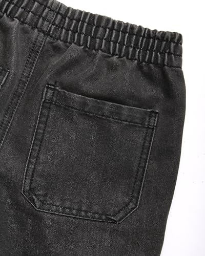 Image of DKNY Boys' Shorts Set - 2 Piece Short Sleeve Collared Button Down Shirt and Stretch Denim Shorts for Boys (Sizes: 8-12)