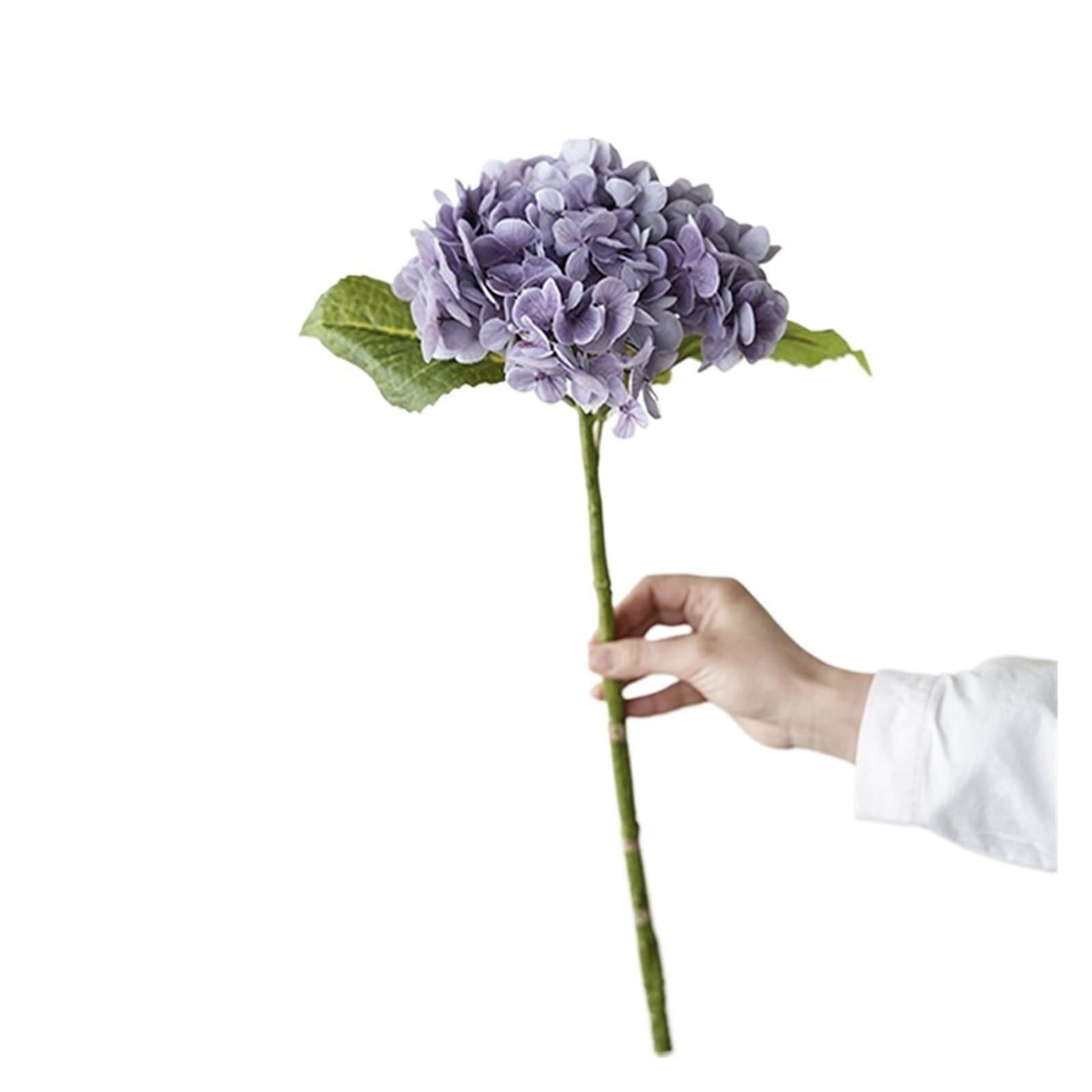 ITRHJTGP Artificial Hydrangea Blue Artificial Hydrangea Flowers Real Touch Branches Decoration Wedding Bouquet Flower Arrangement For decorative