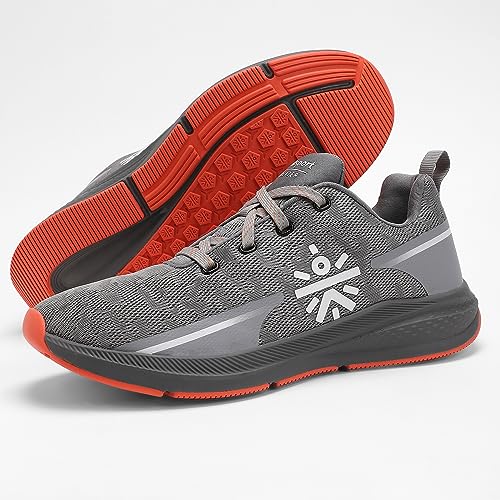 Image of CULT Men's Windblazer Running Shoes, Engineered Upper Mesh, Breathable, German Technology Insole for Cushioning, Compressed EVA Midsole for Higher Rebound, Reinforced Heel