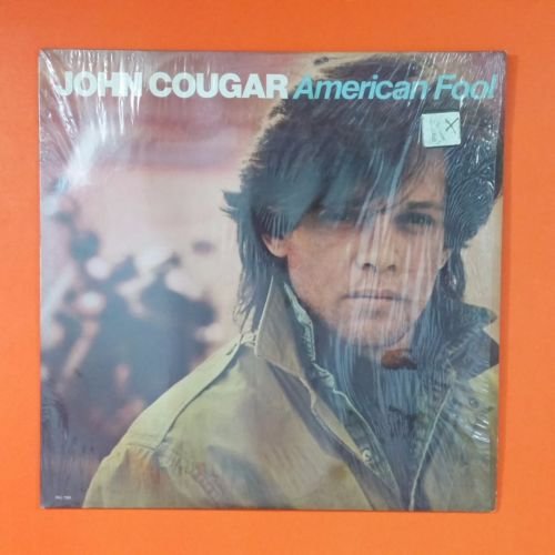 JOHN COUGAR MELLENCAMP American Fool RVL 7501 Sterling LP Vinyl VG+ Cover Shrink