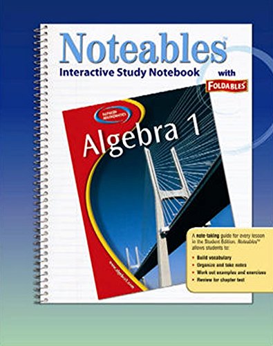 Algebra 1, Noteables: Interactive Study Notebook with Foldables