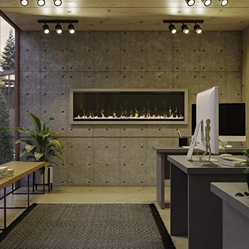 Dimplex IgniteXL 60" Built-in Linear Electric Fireplace with 8 Color Themes and Acrylic Ember Bed (Model: XLF60), 8530/5118 BTU, 240/120 Volt, 2500/1500 Watt, Black - Thumbnail 5