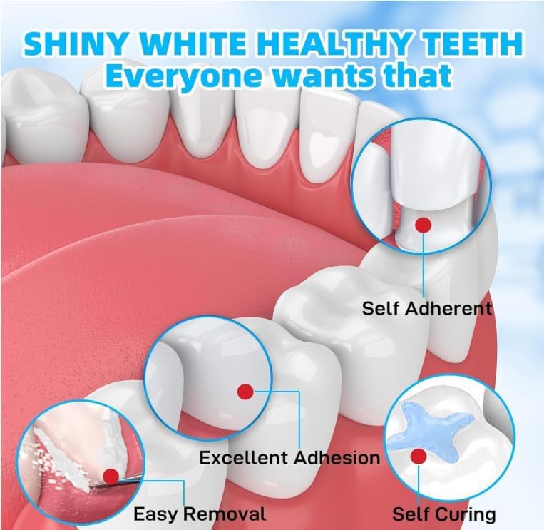 Dental Care Kit Zinc Oxide Eugenol Cement, Tooth Repair Kit for Crowns Filling, Temporary Teeth Fix for Confident Smile