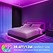 Bonve Pet 12M Tiras LED RGB 5050, Bluetooth Musical Tiras LED 12V...