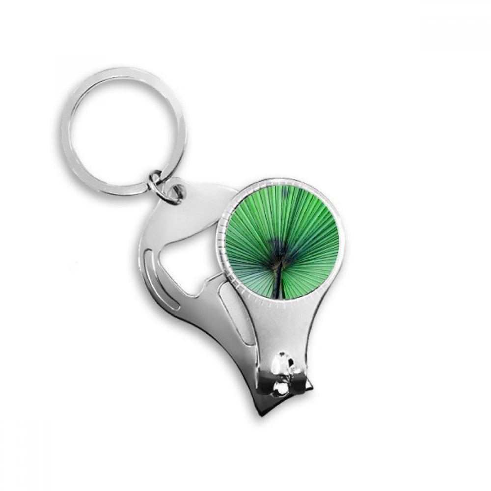 Coupe-ongles porte-clés et décapsuleur design feuille nature pour vos sorties et voyages