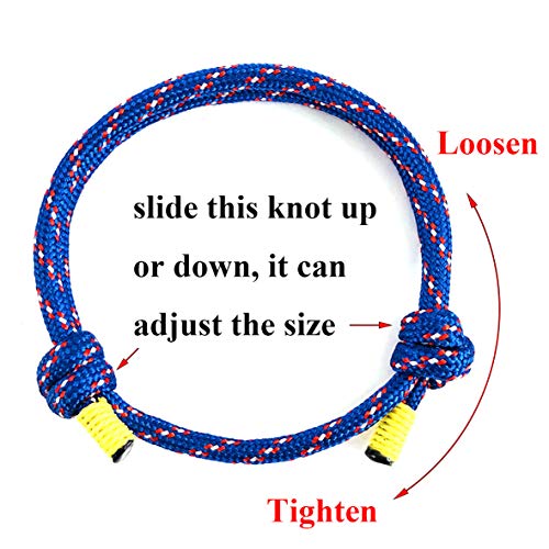 Starain Nautical Braided Bracelets For Women Men Handmade Adjustable Black Blue Navy Rope Wrap Bracelet Set #TOP3