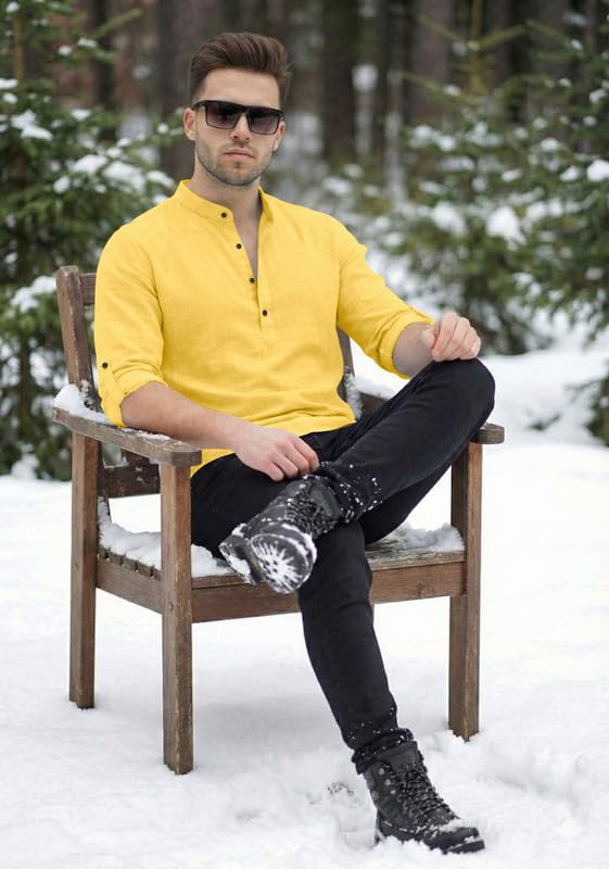 Image of Men Short Kurta