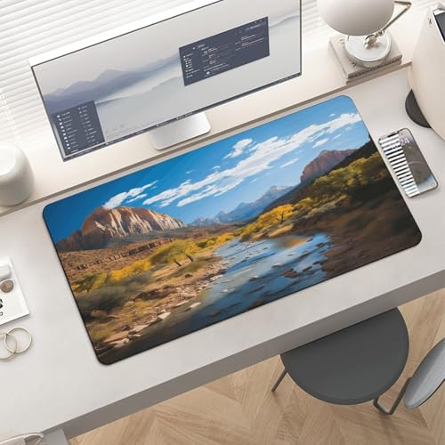 Zion National Park Desk Pad con Base de Goma Antideslizante miniatura 6