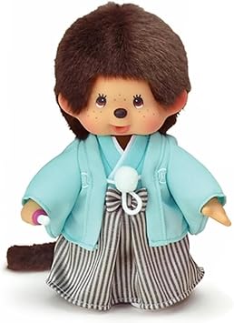 Sekiguchi 204991 Hakama Monchhichi with Crest Hakama Monchhichi 204991 H 20 x W 15 D 6 cm