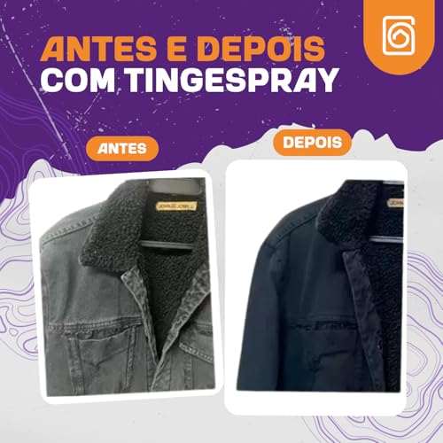 Tinta Para Sofás Suede Estofados Carpetes - Tingespray 1l (Preto)